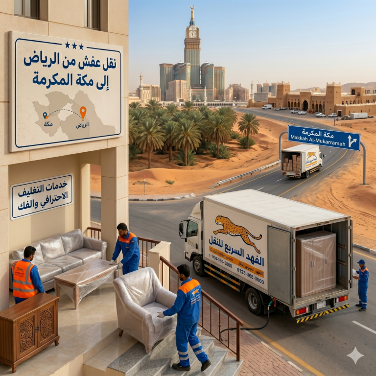 نقل عفش من الرياض إلى مكة