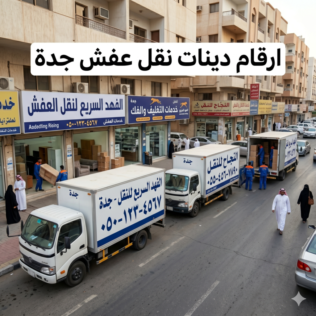 ارقام دينات نقل عفش جدة