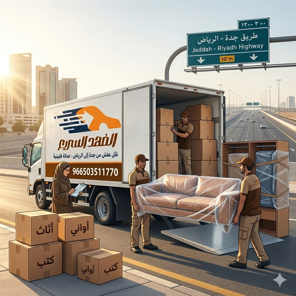 شركة نقل عفش من جده الى الرياض