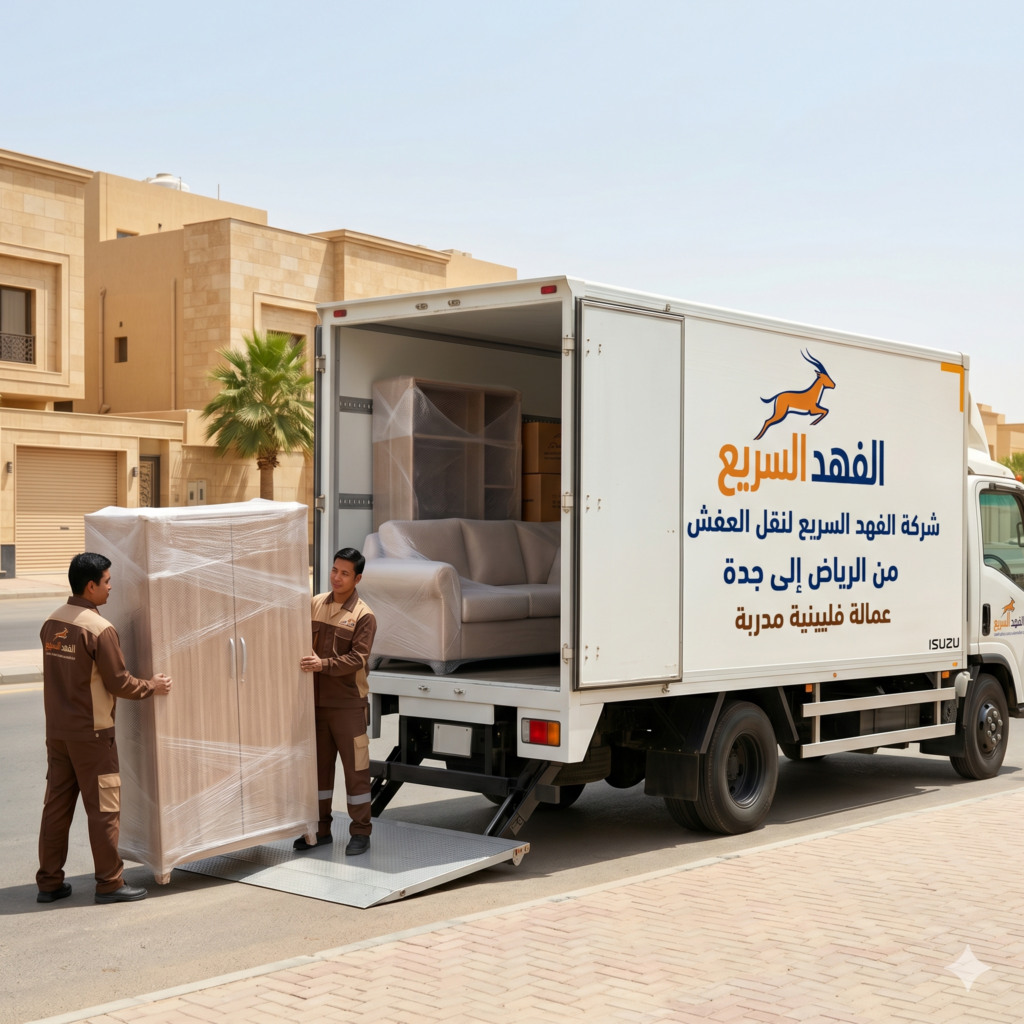 شركة شحن عفش من الرياض إلى جدة